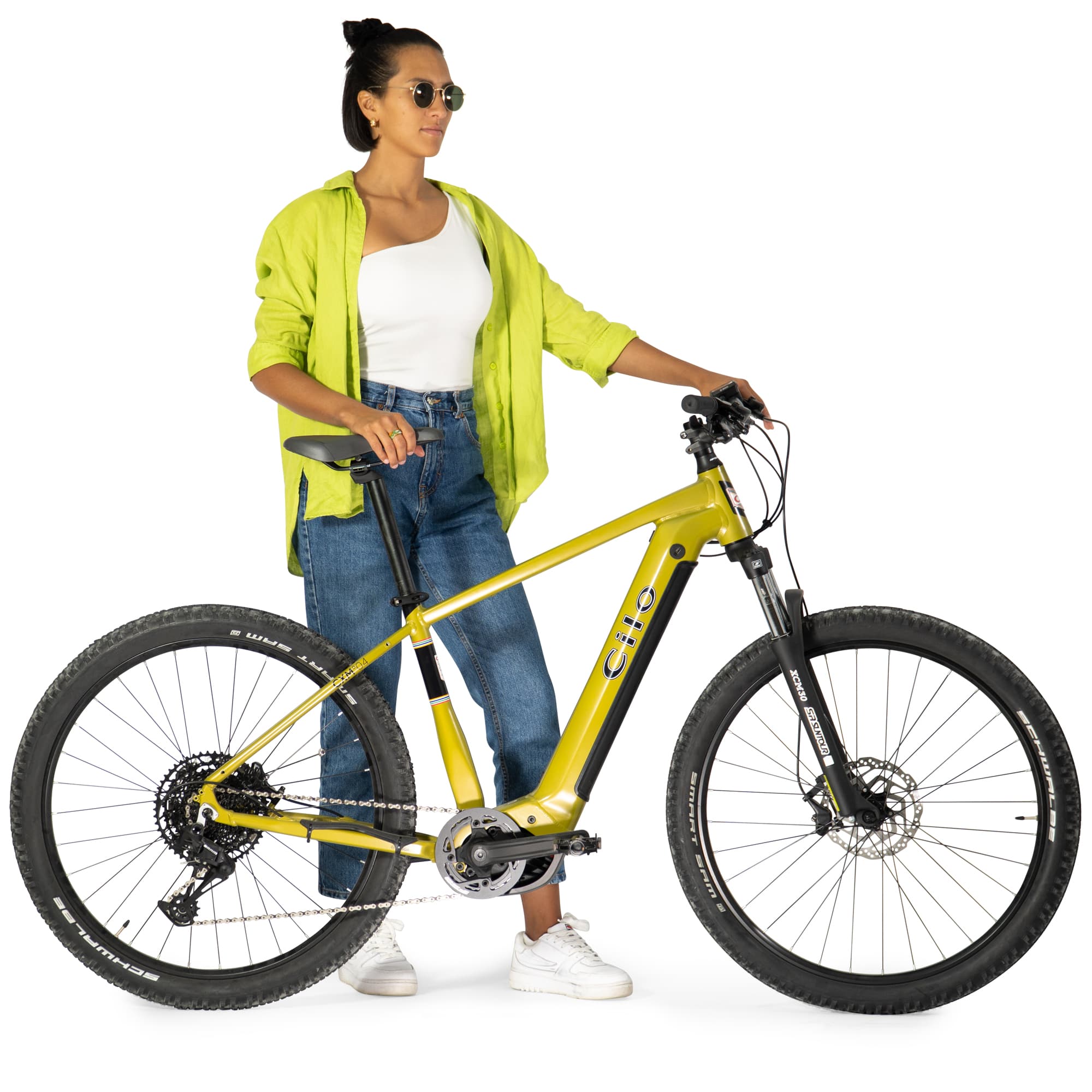 Frau mit Cilo Blackrock CXM°04 Lemon